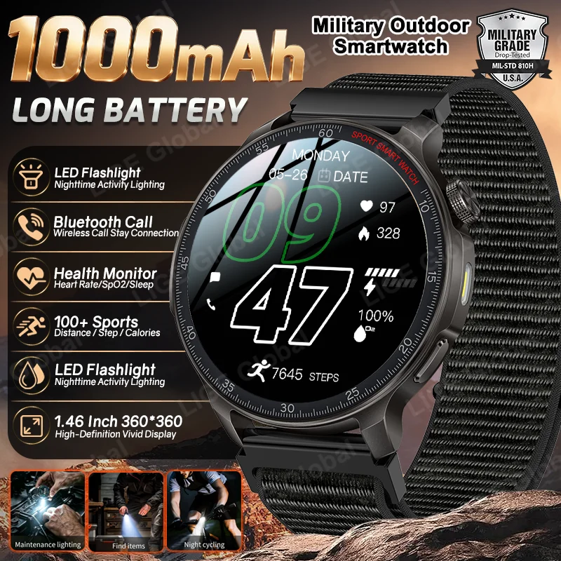 LIGE Smart Watches For Men 1.46