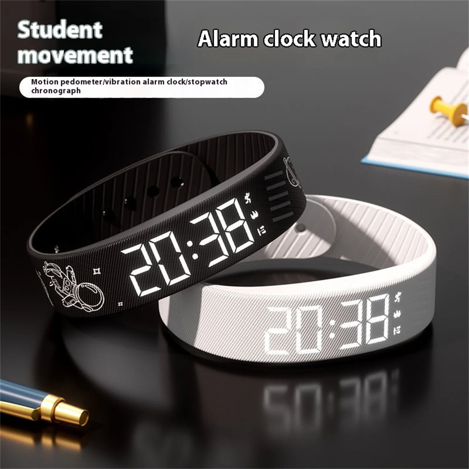 

Student watch, alarm clock, wristband, fashionable and versatile smart sports multifunctional electronic watch