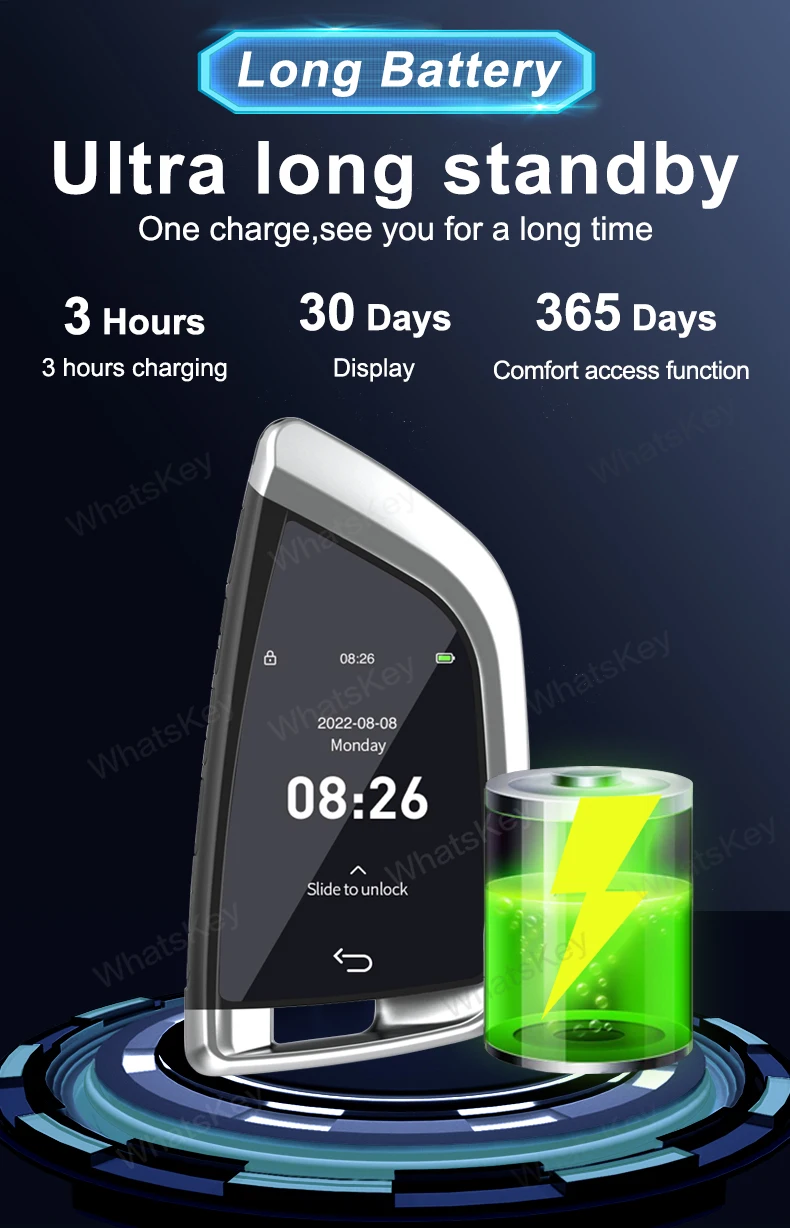 CF568C Universal Modified LCD Smart Car Key For BMW/Benz/Audi/KIA/Cadillac/Porsche/VW/Mazda/Toyota/Ford Comfortable Entry