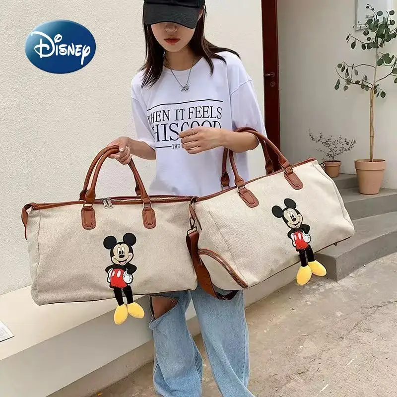 

Disney Mickey New Diaper Bag Handbag Luxury Brand Diaper Bag Baby Bag Large Capacity Cartoon Portable Baby Diaper Handbag