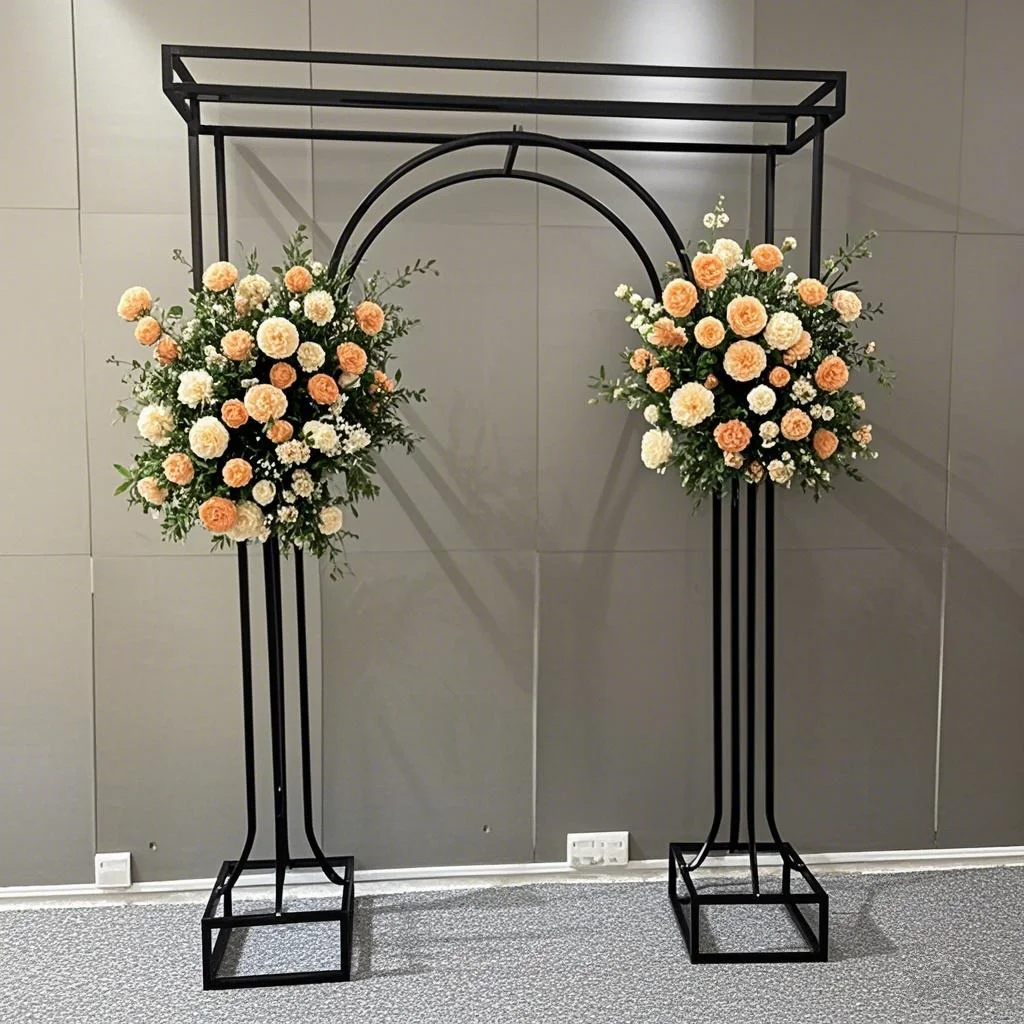 

Metal Structure Wedding Arch Ceremony Arch Backdrop Truss Arch Decoration (Customizable Size)
