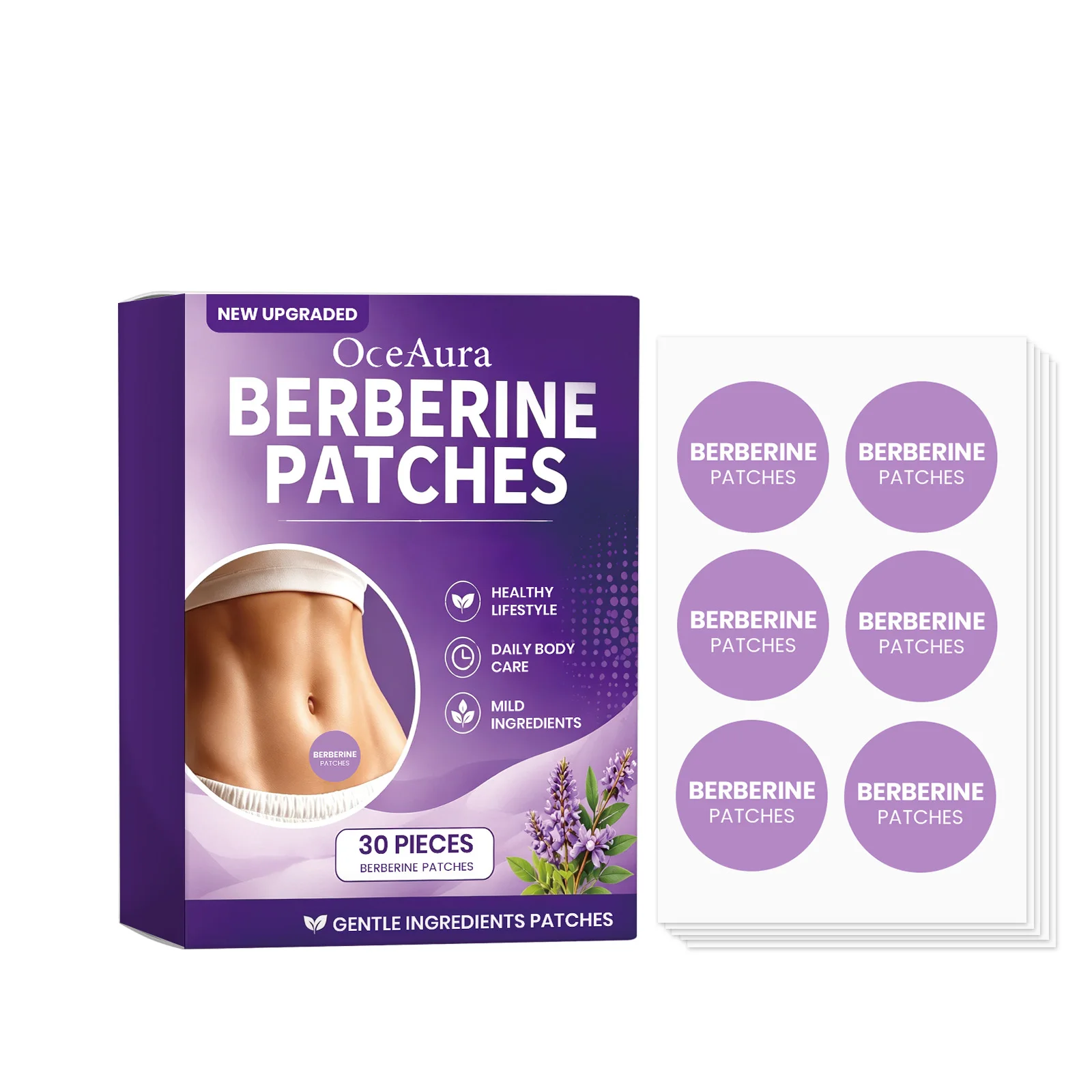 Weight Loss Slimming Patches – Fat Burning & Appetite Suppressant, Body Shaping Detox Stickers, Natural Thinner Patches
