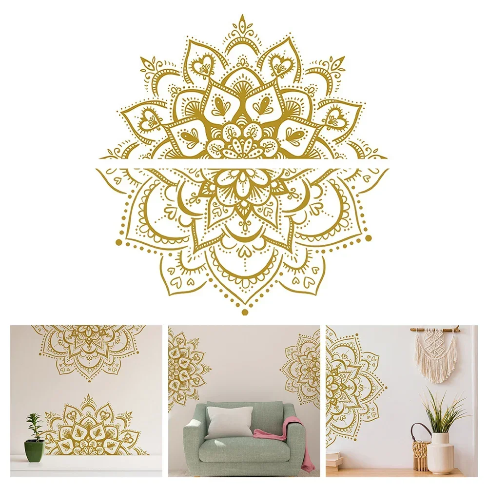 Home Decor Lotus Flower Datura Flat Walls Creative Flat Door Wall Stickers Eid Mubarak Wall Stickers Glass Decals