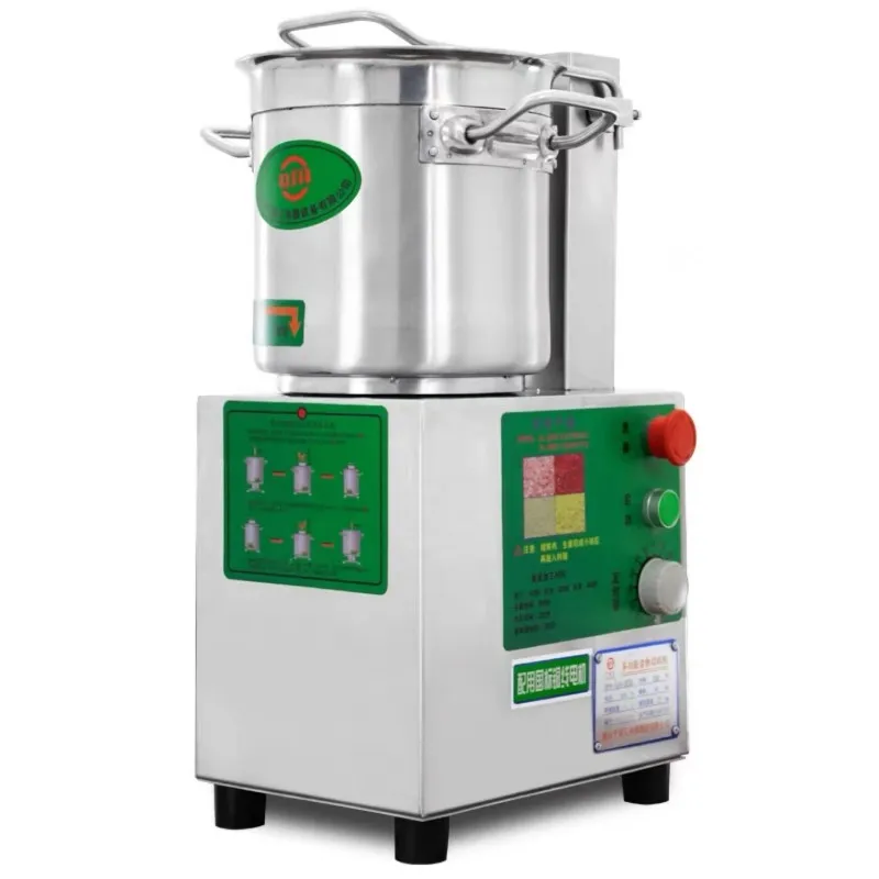 Procesador de Alimentos 6L 12L, Picadora de Carne, Máquina Comercial para Mezclar Hummus, Cortadora de Vegetales, Licuadora