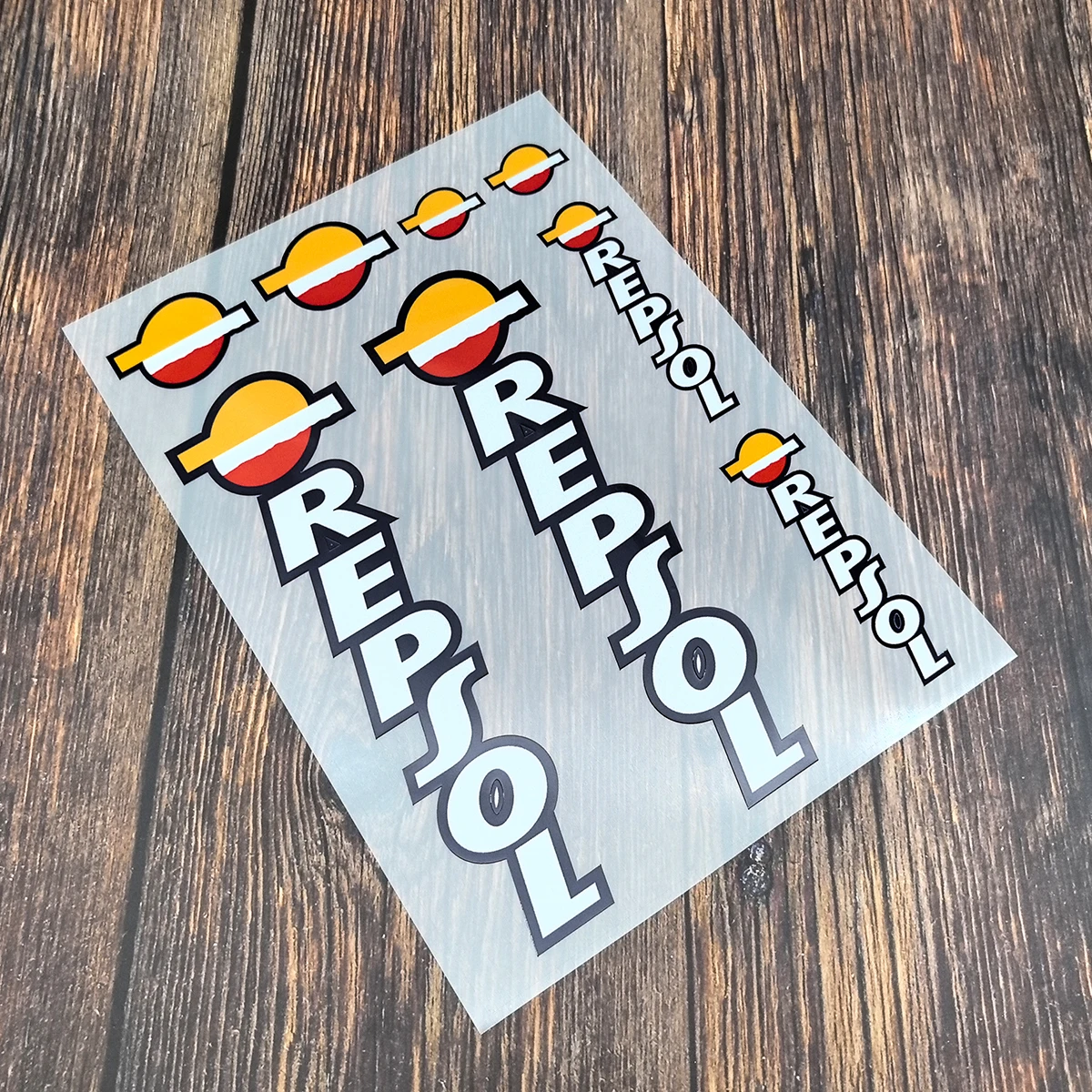 

8Pcs Waterproof Repsol Motor Oil Motorcycle Stickers Fork Decals Set Motorcycle Accessories