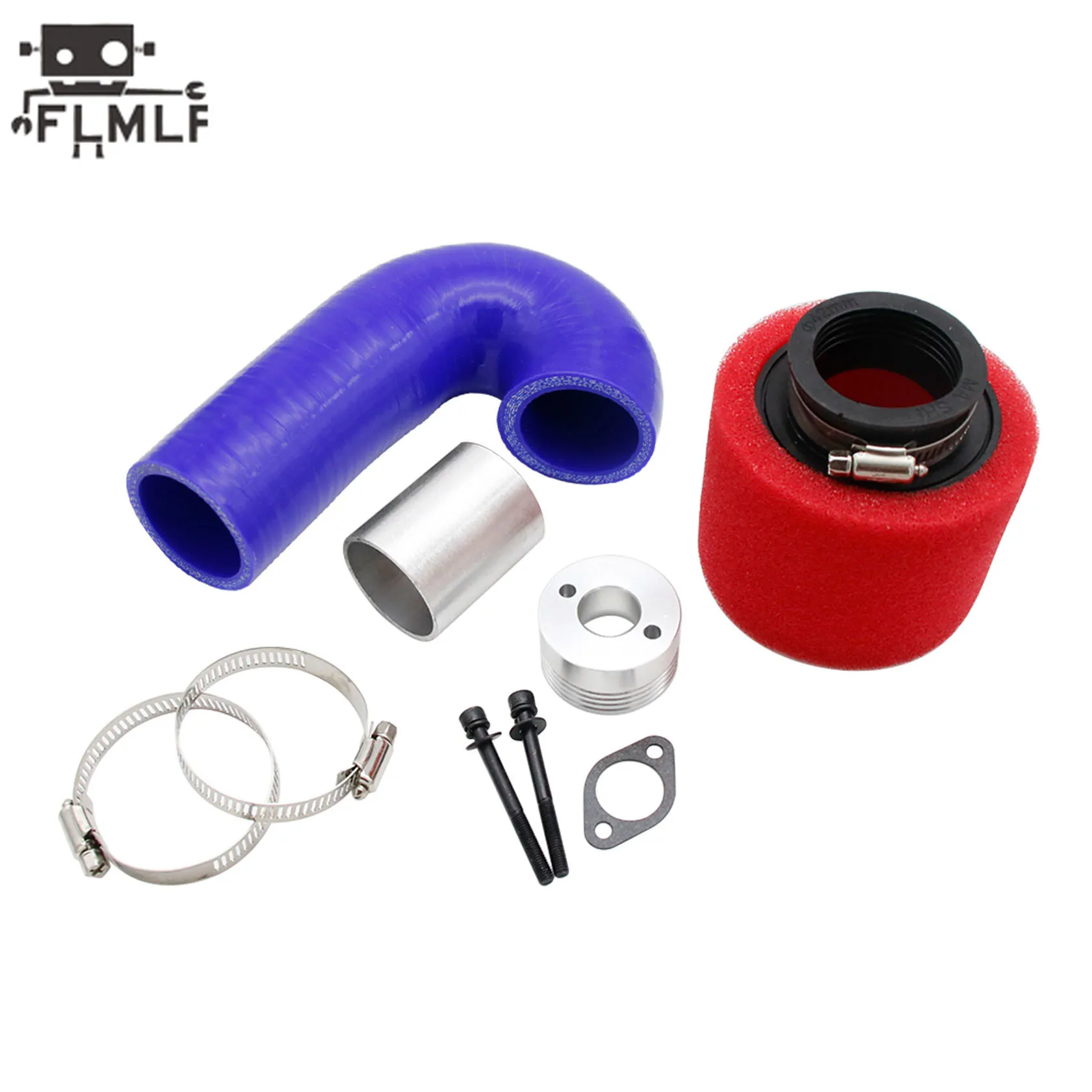 FLMLF Rc รถแก๊ส High Flow ชุดกรองอากาศสําหรับ 1/5 Losi 5ive-t Rofun Rovan LT King มอเตอร์ x2 รถบรรทุกอะไหล่