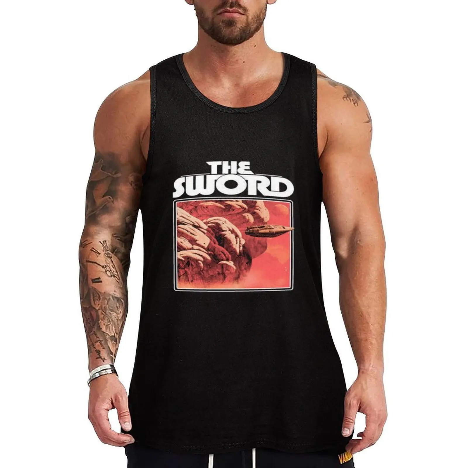 

sword Tank Top Sleeveless Basic Tee Soft Regular Fit Tank Top
