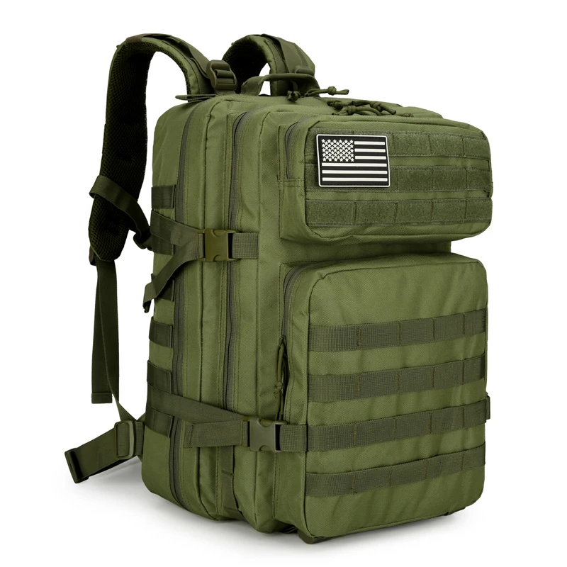 Toposhine التكتيكية كامو على ظهره 46L العسكرية مول نظام الظهر المشي لمسافات طويلة التخييم الصيد دائم أكياس النايلون مقاوم للماء