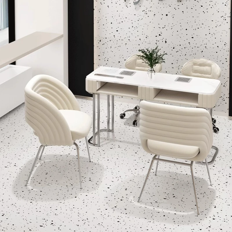 

Stand Storage Nail Table White Design Collector Chair Nail Table Nordic Polish Muebles De Salon De Belleza Manicure Furniture