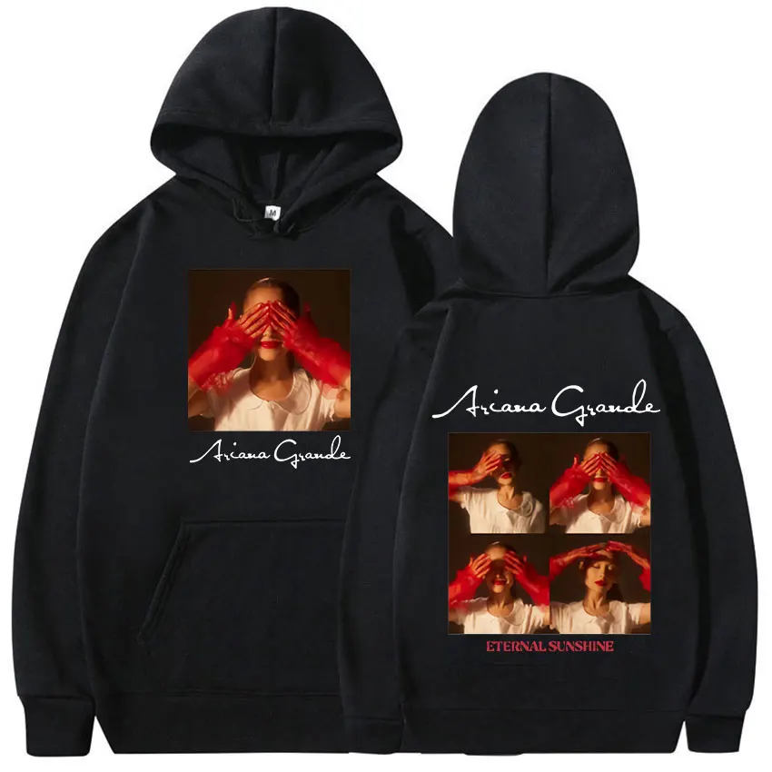 

2024 Ariana Grande Eternal Sunshine Tour Album Hoodie Men Women Vintage Aesthetic Fashion Oversized Sweatshirt Hip Hop Clothing