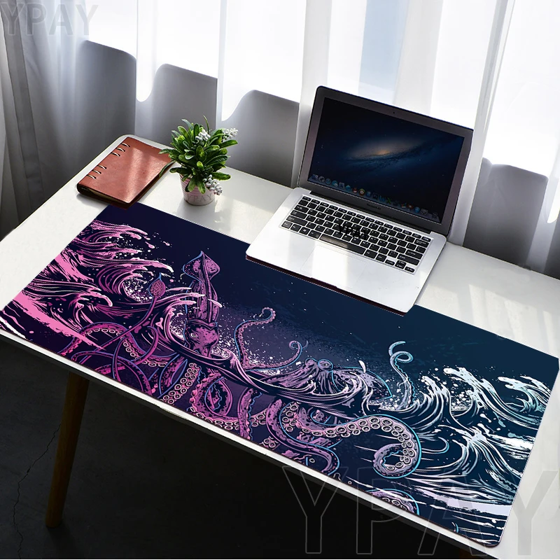 

Octopus Mouse Pads Gaming Mousepad Gamer Mouse Mat Keyboard Mats Desk Pad Monster Mousepads XXL 90x40cm For Computer