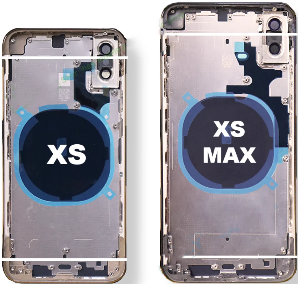 For iPhone X XR Battery Back Housing Back Cover + Mid Chassis Frame +SIM Tray+Side Key  XR Case Replaced Xs Xsmax shell