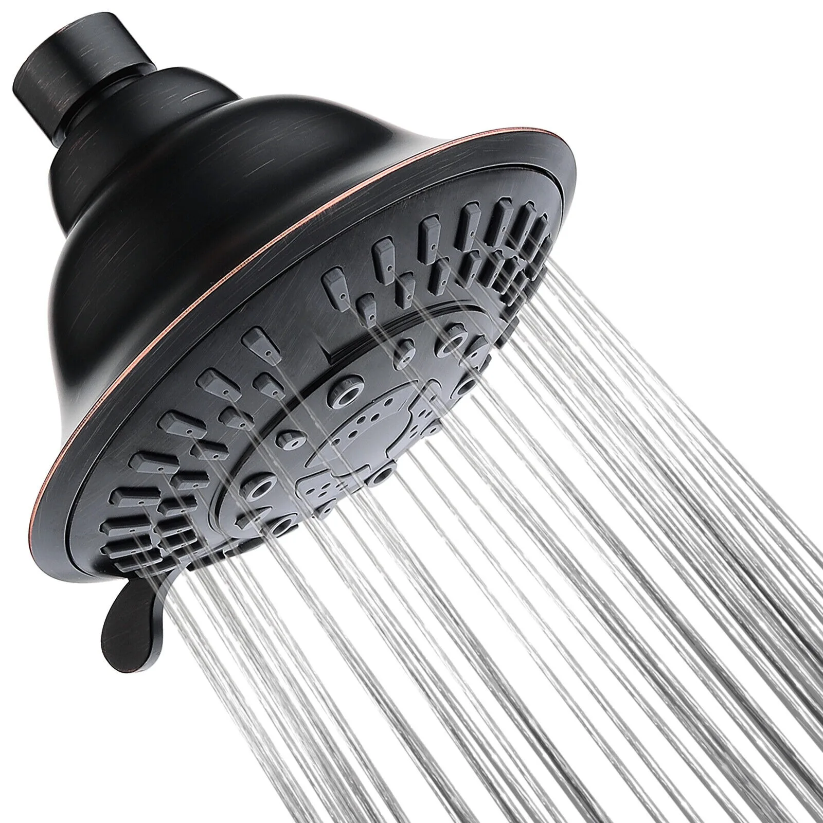 

US New 5 Spray Setting Fixed Angle Adjustable Shower head-Oil Rubbed PSH5900-06