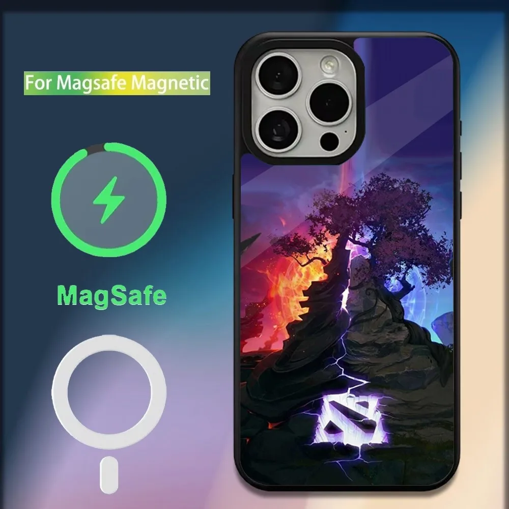 حافظة هاتف D-Dota 2 الرائعة لهاتف iPhone 16,15,14,13,12,11,Plus,Pro,Max, Mini Magsafe شحن لاسلكي مغناطيسي #3