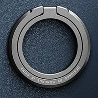 Magnetic Cell Phone Ring Holder Mobile Phone Bracket Removable Cell Phone Grip Kickstand for iPhone MagSafe Samsung Xiaomi