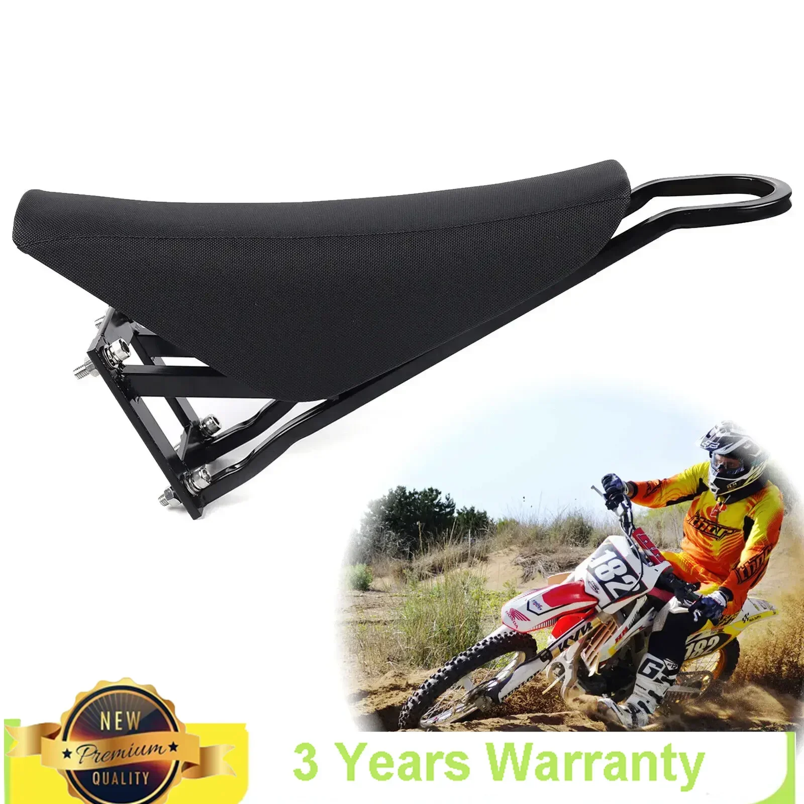 

Motorcycle Spare Parts Seat Cushion Bracket Comfortable Sitting for Electric Mountain Bikes, Beach Iron Cruisers, Motorcycles