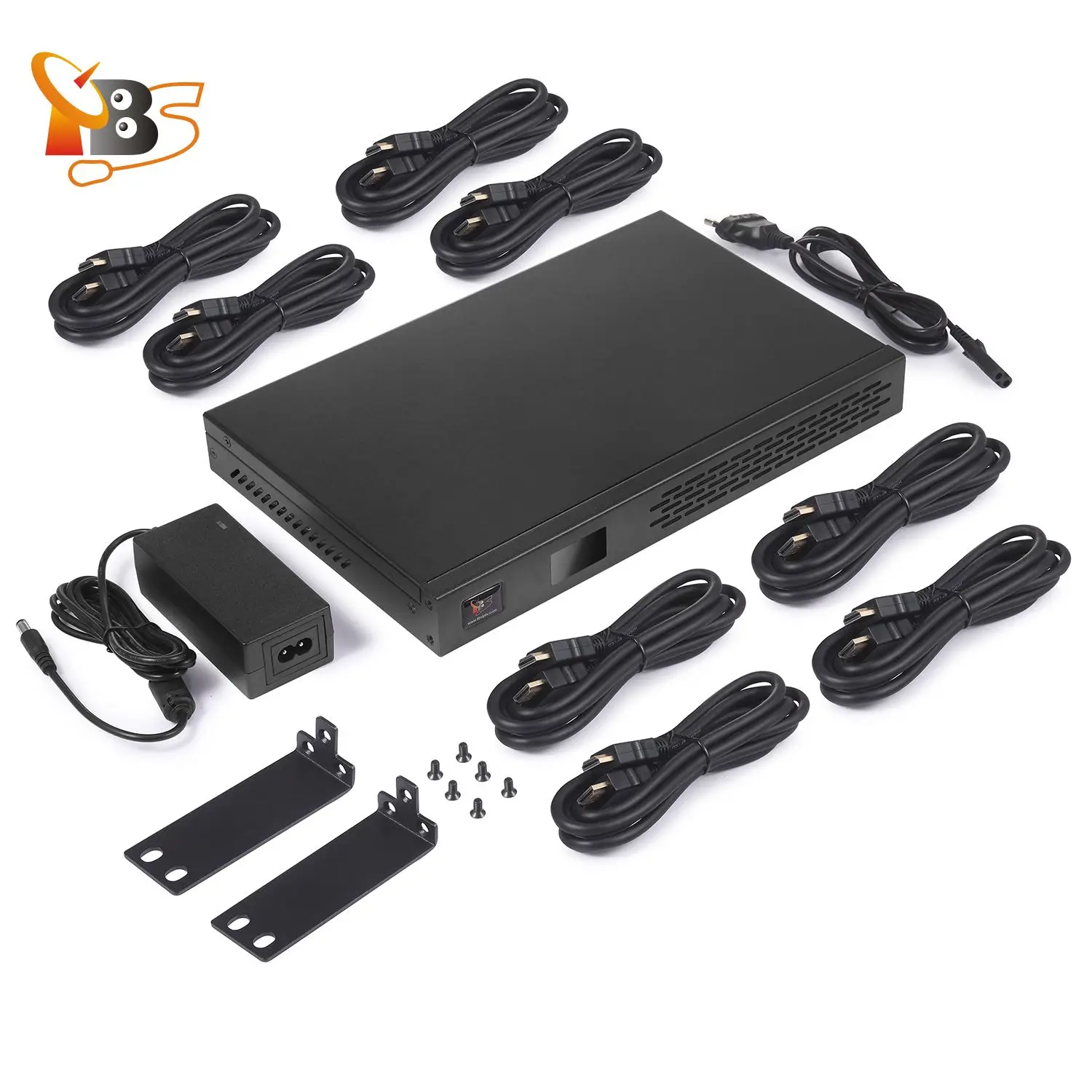 TBS2808X 8 قنوات 4K 30 هرتز H.265/H.264 HDMI جهاز تشفير الفيديو يدعم HTTP | هالس (M3U8) | SRT | UDP | مخرج RTMP للتلفزيون المباشر | بث الحدث