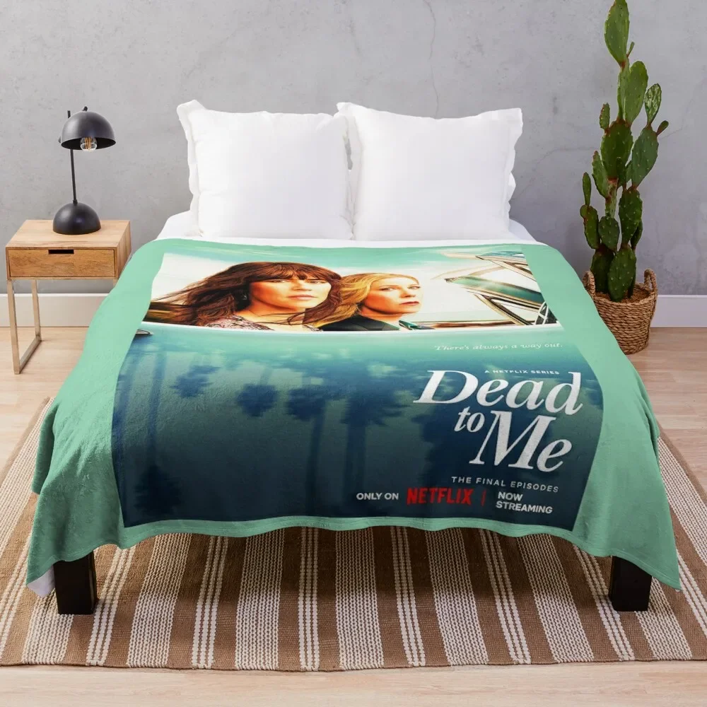 Dead to Me: There's Always a Way Out Promo Throw Blanket blankets and throws Luxury Brand for sofa Blankets