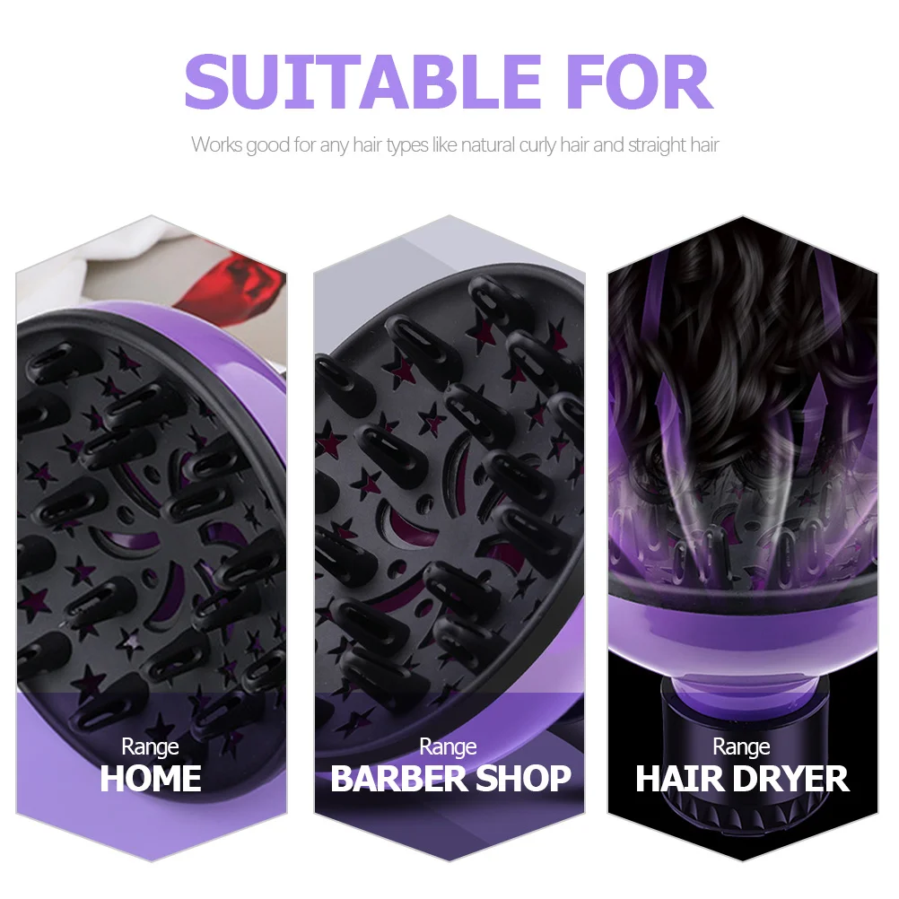 Hair Dryer Diffuser Hood Replacement Salon Tool Blow Dryer Attachment Universal Heat Resistant Hair Styling Accessory