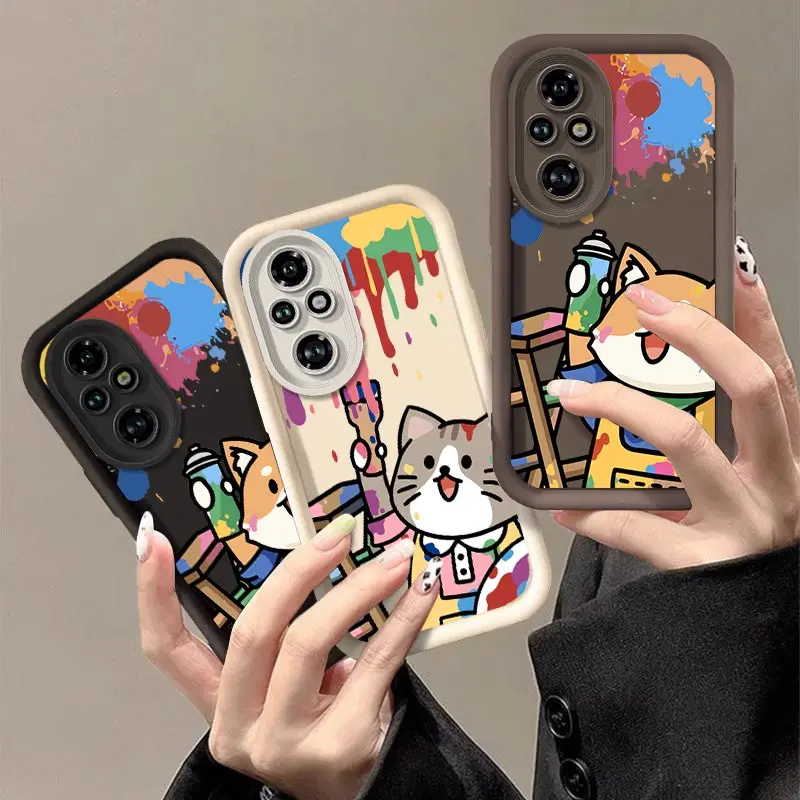 200 Little Painter New Sky Eye Phone Case For Honor 200 200Lite 90Lite 50 50SE X40GT 9XPro 9X X8A X7A X9A X6 X50i X40i X30 Cover