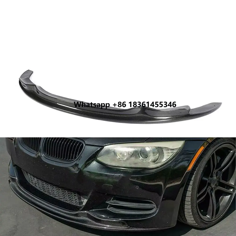 

E92 Auto Carbon Fiber LCI M TECH Front Bumper Lip for E92 Front Skirt