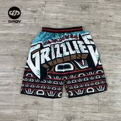 Original 3D printed pattern basketball shorts for boys and girls, quick drying, breathable, lightweight five quarter shorts