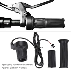 1 Pair Electric Bike Throttle Universal Electric Bike E bike Scooter Speed Throttle Handle for 22.5mm Handlebar Throttle