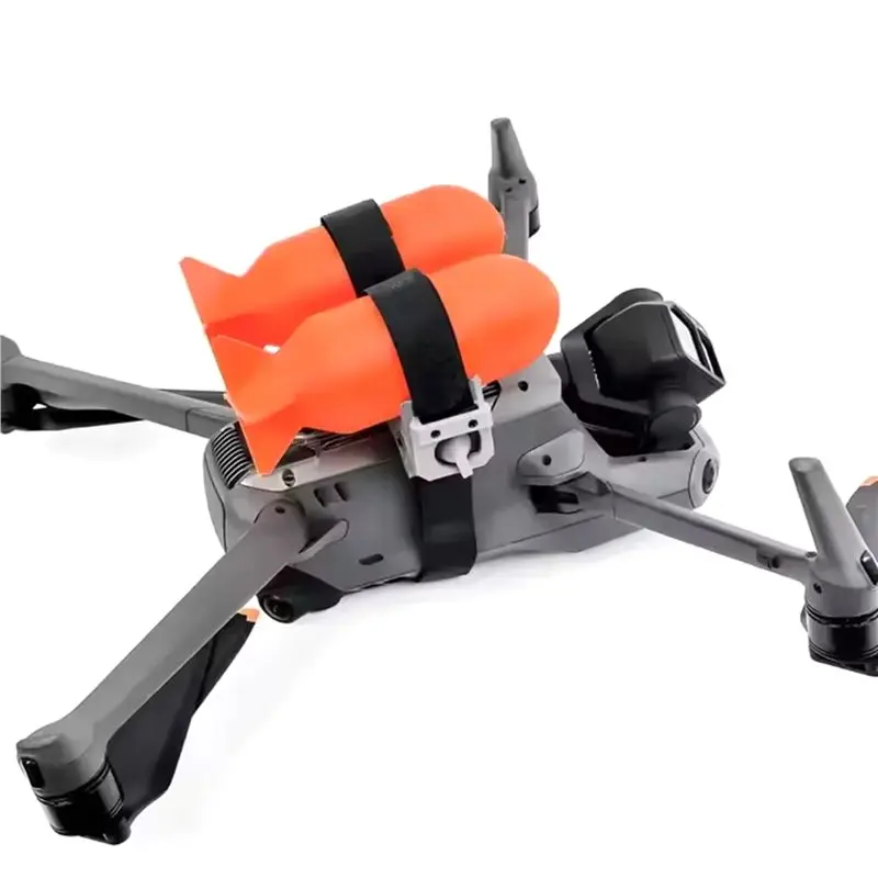 ABSQ-4X Drone doble lanzador luz inducción Control remoto distancia entrega de rescate ilimitada para DJI Mini4/4Pro sin control remoto