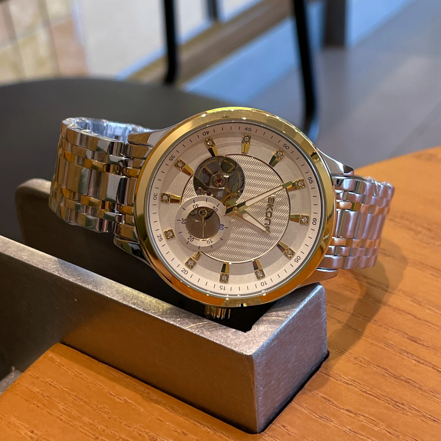 

CILOA large dial high-end mechanical watch men's 2025 new sports hollow round automatic mechanical watch brand authentic gift