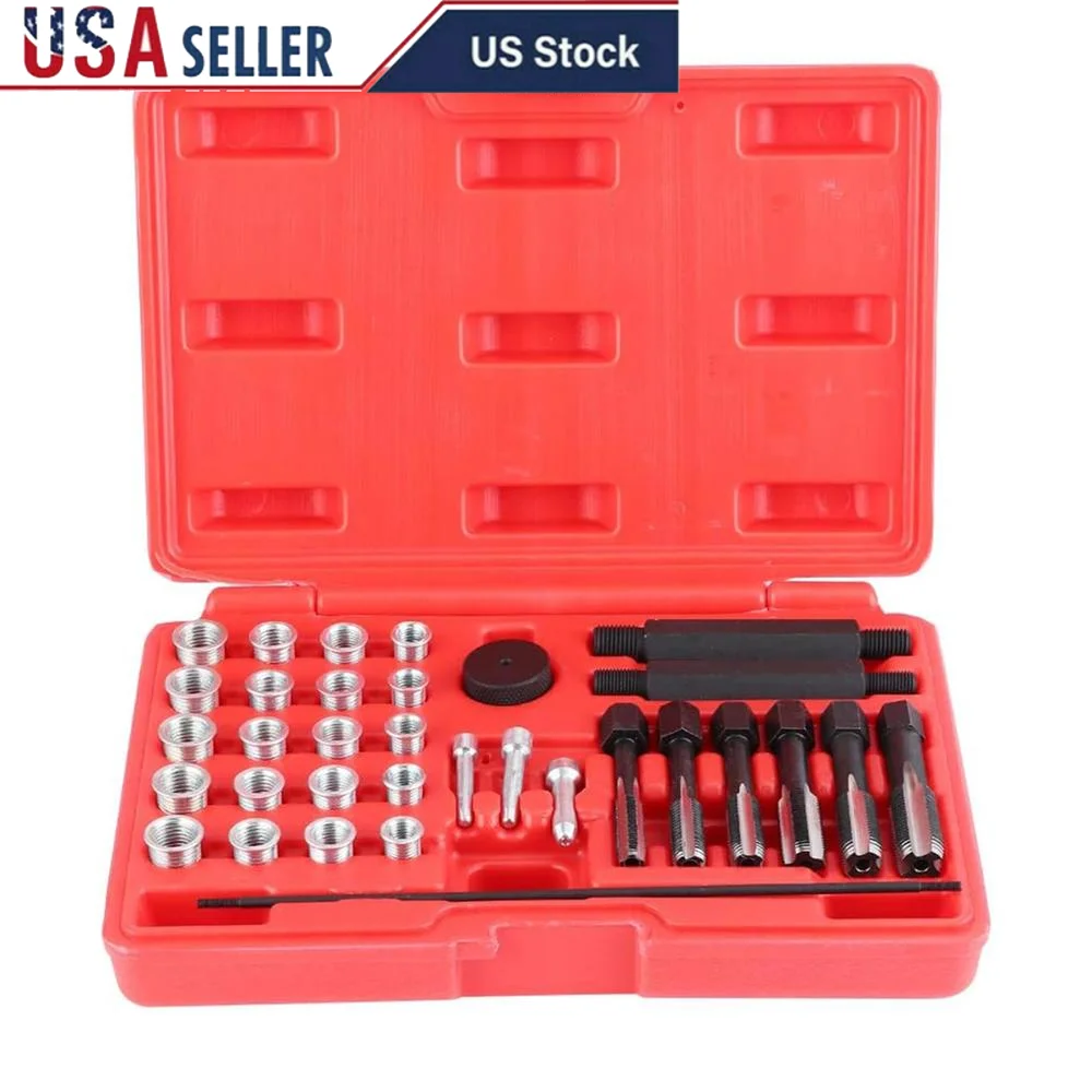 Thread Repair Tool Kit Cylinder Head Metric Thread Restorer Set