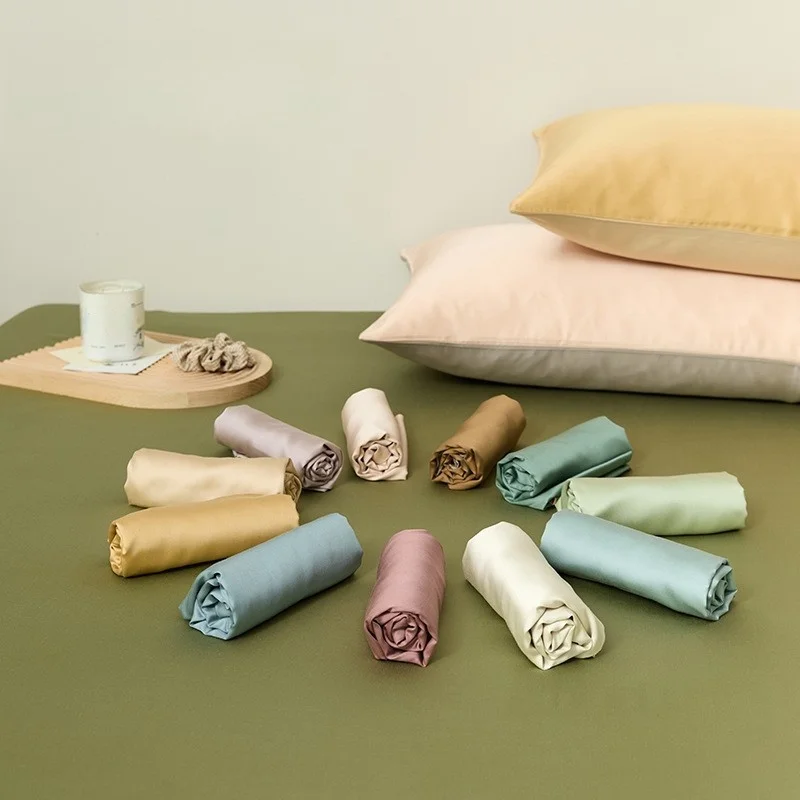 48x74cm Lyocell pillow case bed silk like fabric tencel single pillow cover bedding