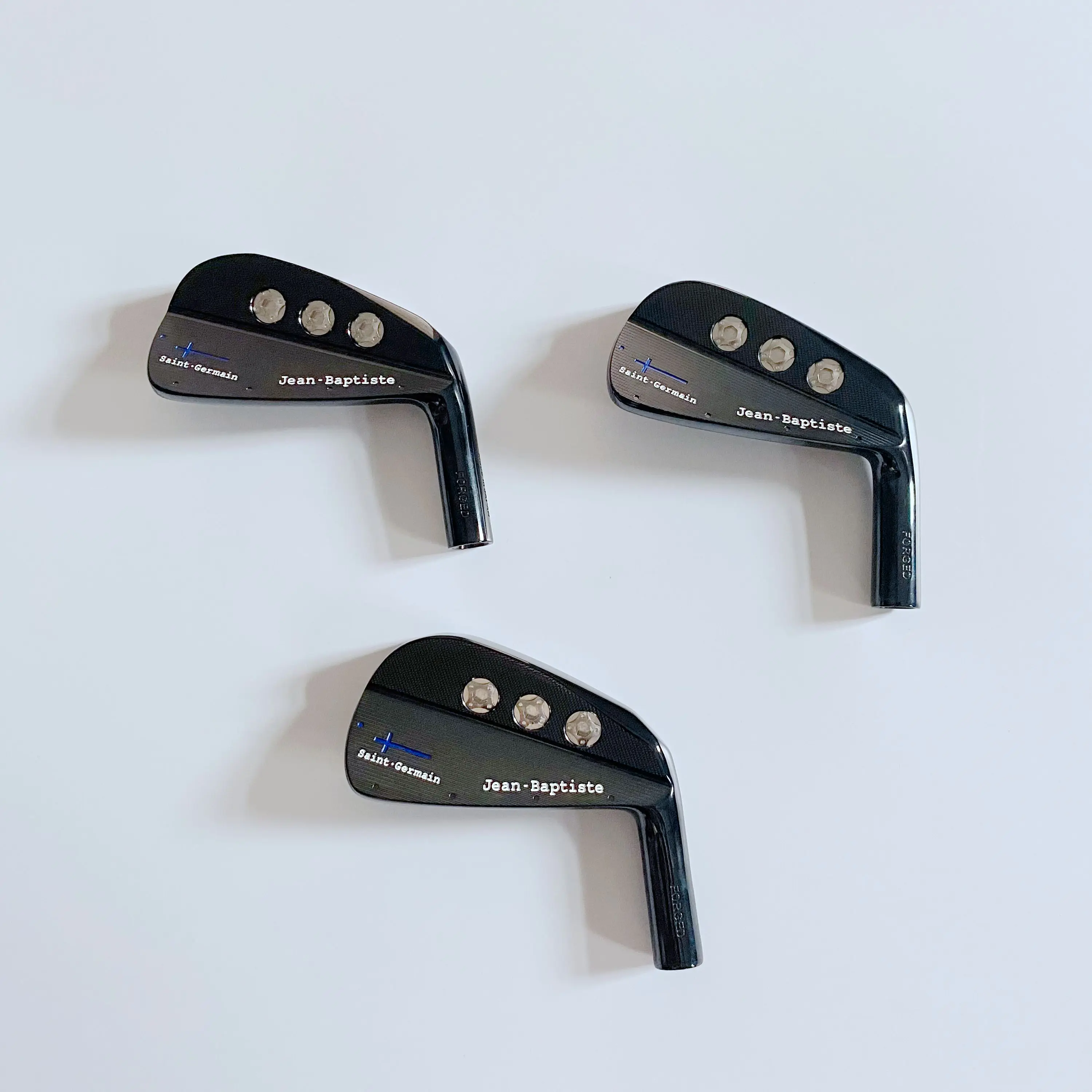 Golf Club Iron Heads Set S20C Forged 4-P 7 Pcs Black CNC