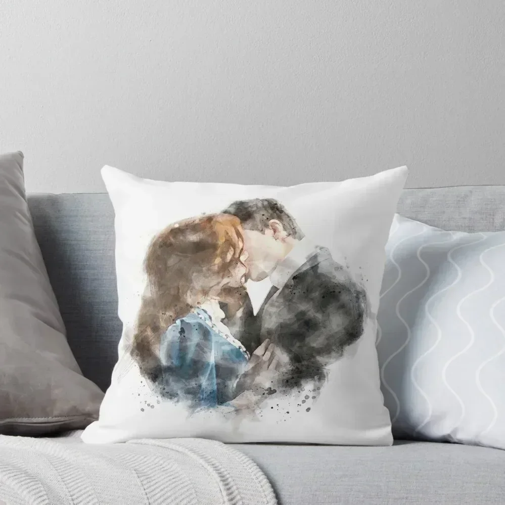 

Anne with an E watercolor- Anne shirley and Gilbert blythe Throw Pillow Christmas Pillowcase Sitting Cushion Pillow Decor pillow