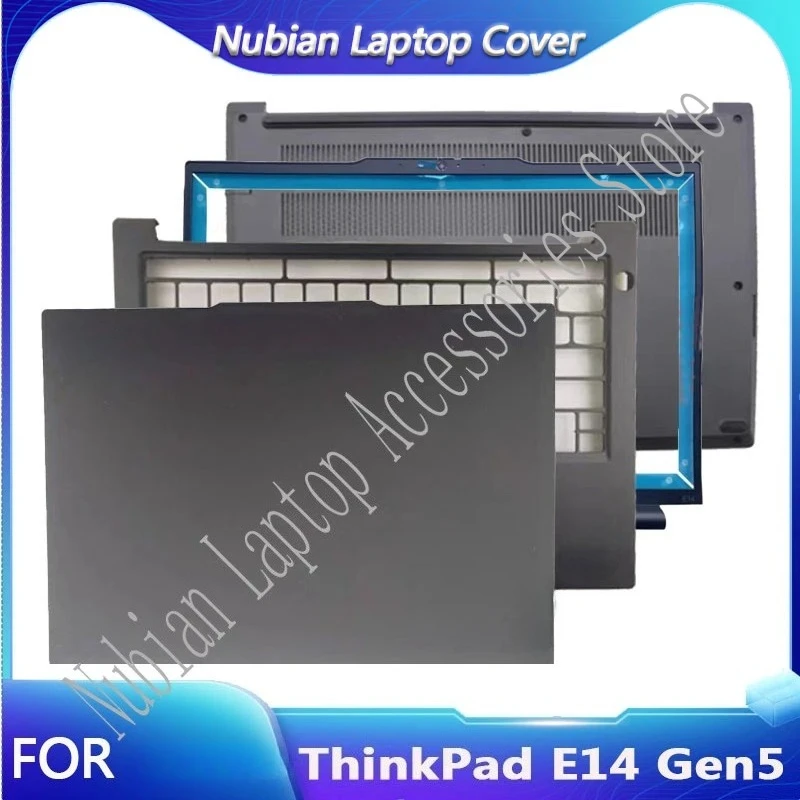 

For ThinkPad E14 Gen5 R14 GEN5 Laptop LCD Rear Cover/Front Frame/Palm Pad/Bottom Cover/Top Cover Black