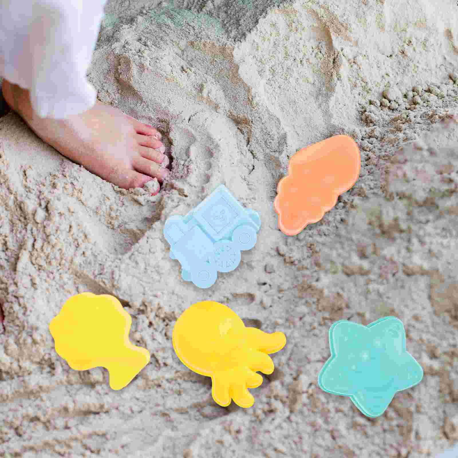 8 stks/set Zandloper Zand Graafgereedschap Spelen Speelgoed Kinderen Grappig Interessant Strand Draagbaar Speelgoed voor