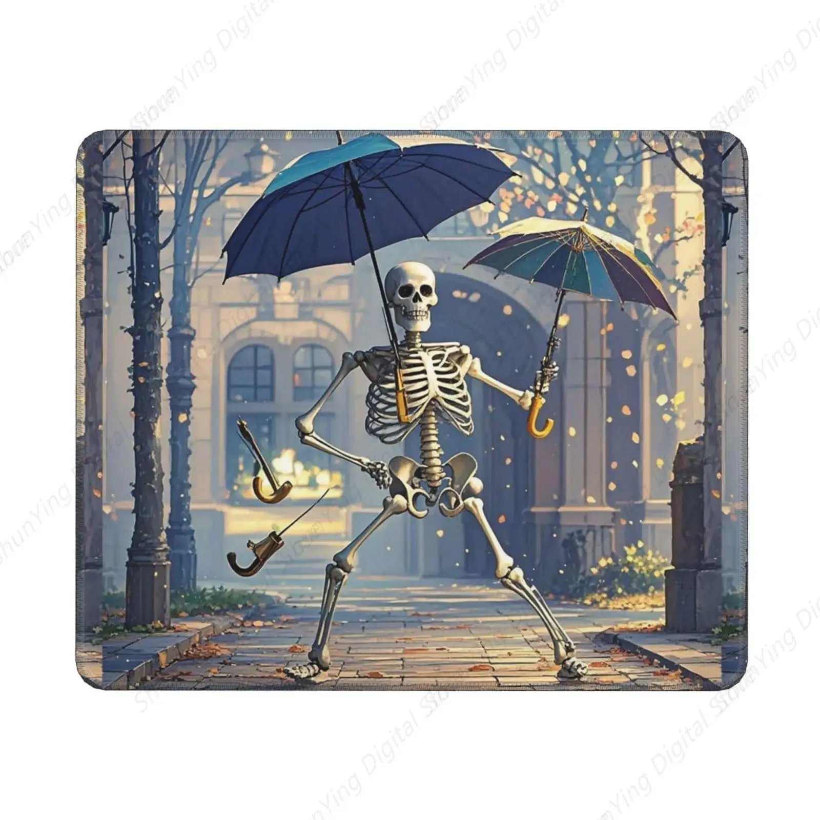 Durable Mouse Pad With Anti Slip Rubber Frame And Umbrella Dancing Game Mouse Pad, Computer Desktop Protection Pad