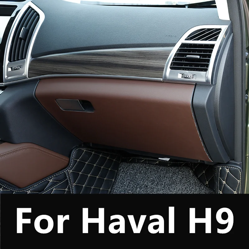 Für HAVAL H9 2017-2022 Co-pilot anti-kick pad armlehne box anti-kick pad änderung spezielle dekorative zubehör