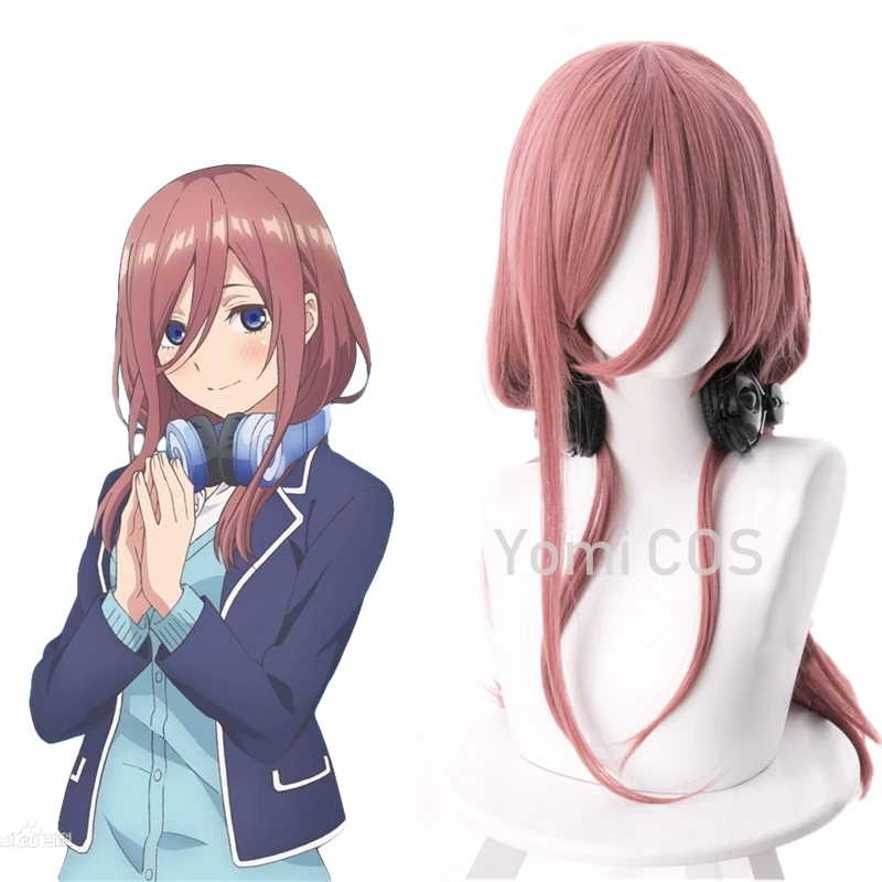 Anime The Quintessential Quintuplets Nakano Miku Yotsuba Nino Ichika Itsuki Cosplay Girls Wig Halloween Party Role Play