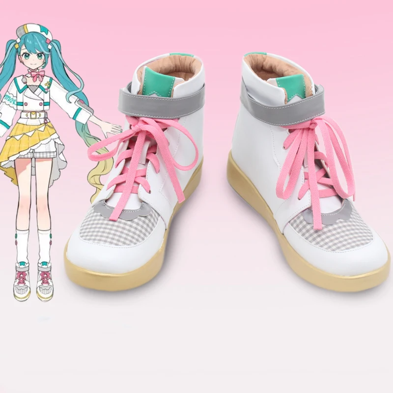 2024 Magical Mirai Miku Anime Customize Cosplay Shoes Boots Project Sekai VS Virtual Singer MAGICAL MIRAI Cosplay Costumes