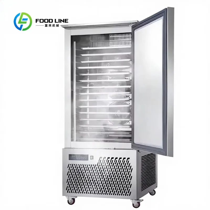Customized Factory Direct Sale Commercial Durable Blast Chest Freezer with 201 Stainless Steel and Door Lock for Seafood & Meat