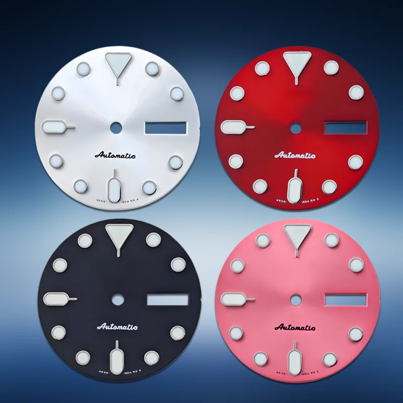 

NH36A Dial 28.5mm S Dial Green Luminous Suitable for NH36A/4R36/NH35 Movement Watch Modification Parts