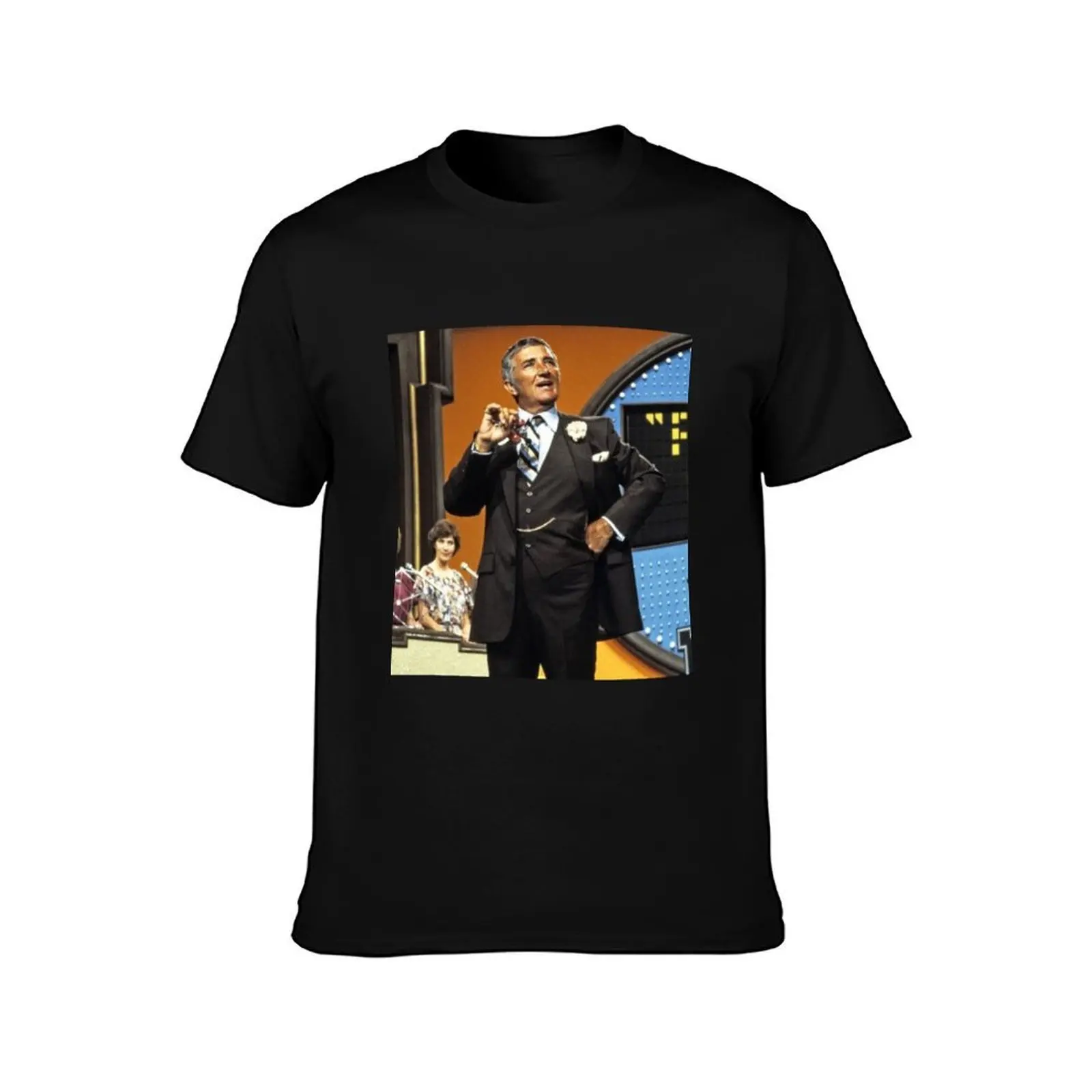 Richard Dawson 1980s color photo T-Shirt Minimalist Plain Crew Neck T-Shirt