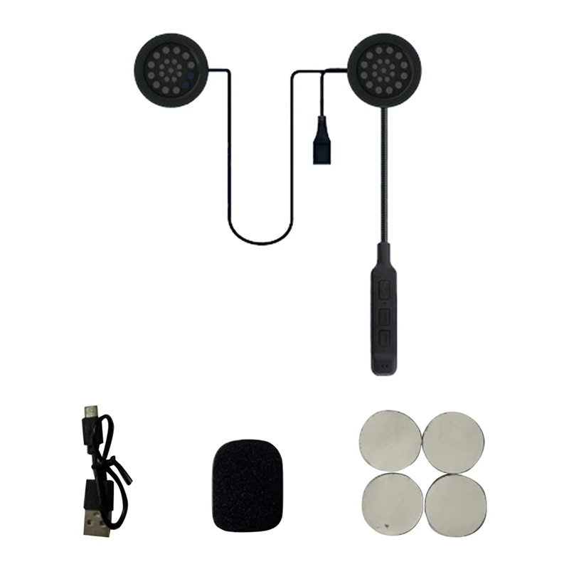 【Superdeals】Auricular Bluetooth 5.3 para casco de motocicleta uno a dos con control de voz para la mayoría de los cascos en el mercado