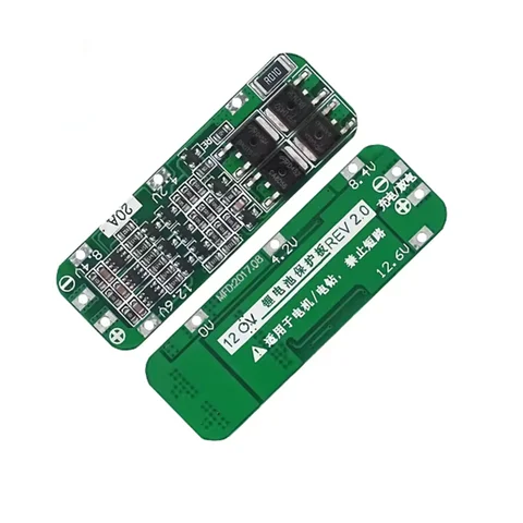 Module De Protection Pour Batterie Li-Ion 12.6V – 59x20x3.4mm, 20A, Haute Qualité
