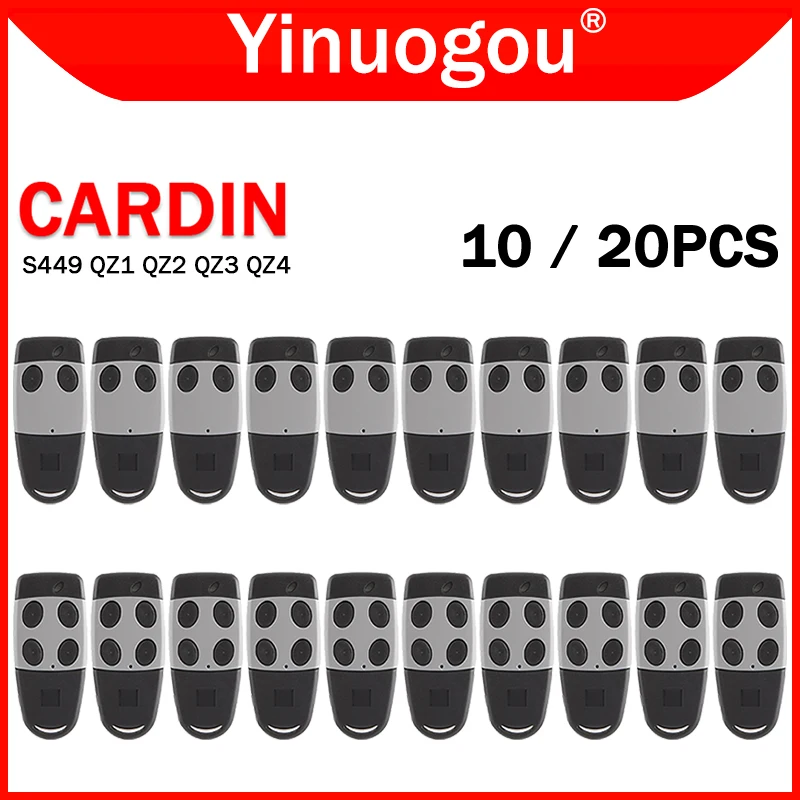 

10/20шт CARDIN S449 QZ1 QZ2 QZ3 QZ4 КАРТРИН TXQ449100 TXQ449200 TXQ449300 TXQ449400 Устройство открывания гаражных ворот 433,92МГц