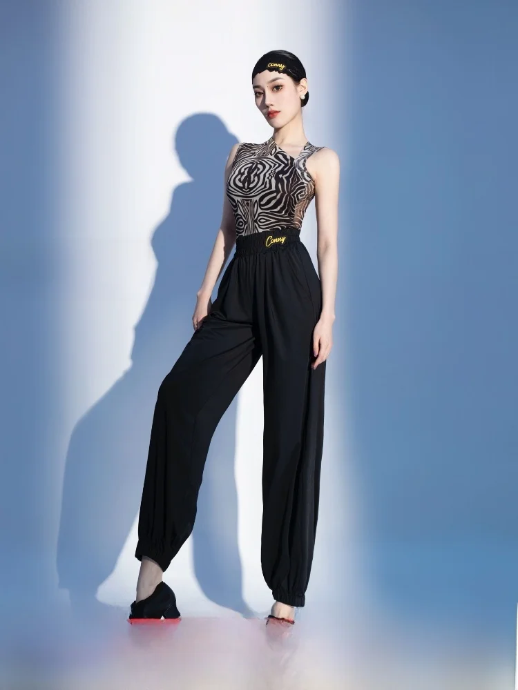 

Autumn Winter Latin Dance Pants Women's Modern Dance Special Long Trousers Adult Dancing Pants New 2026 Conny Brand