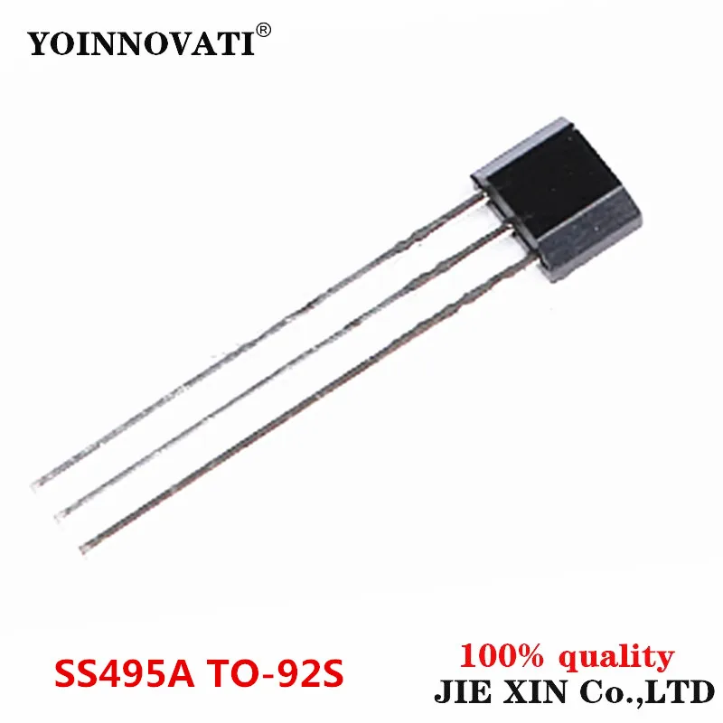 10-100pcs SS495A linear Hall switch sensor magnetic sensitive component SS495A1 silk screen 95A inline 92 moduleS In Stock Chip
