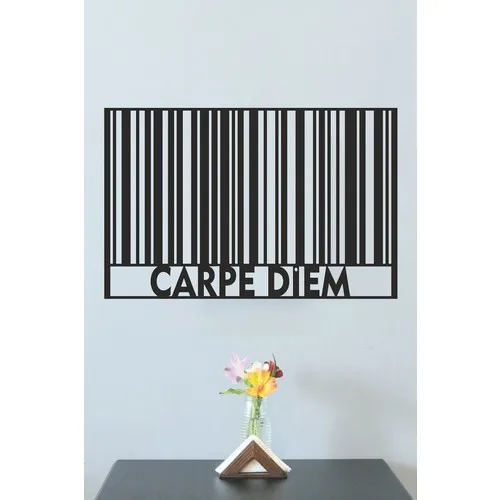 Barcode Carpe Diem Wall Decor-Ornament, Wooden Decorative Table