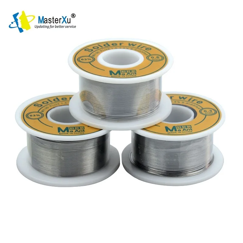 MaAnt Soldering Wire Super Tin Battery Cell Nickel Metal Sheet Plate Spot Welding Special Solder Line 0.8mm 0.6 0.5 0.4 0.3