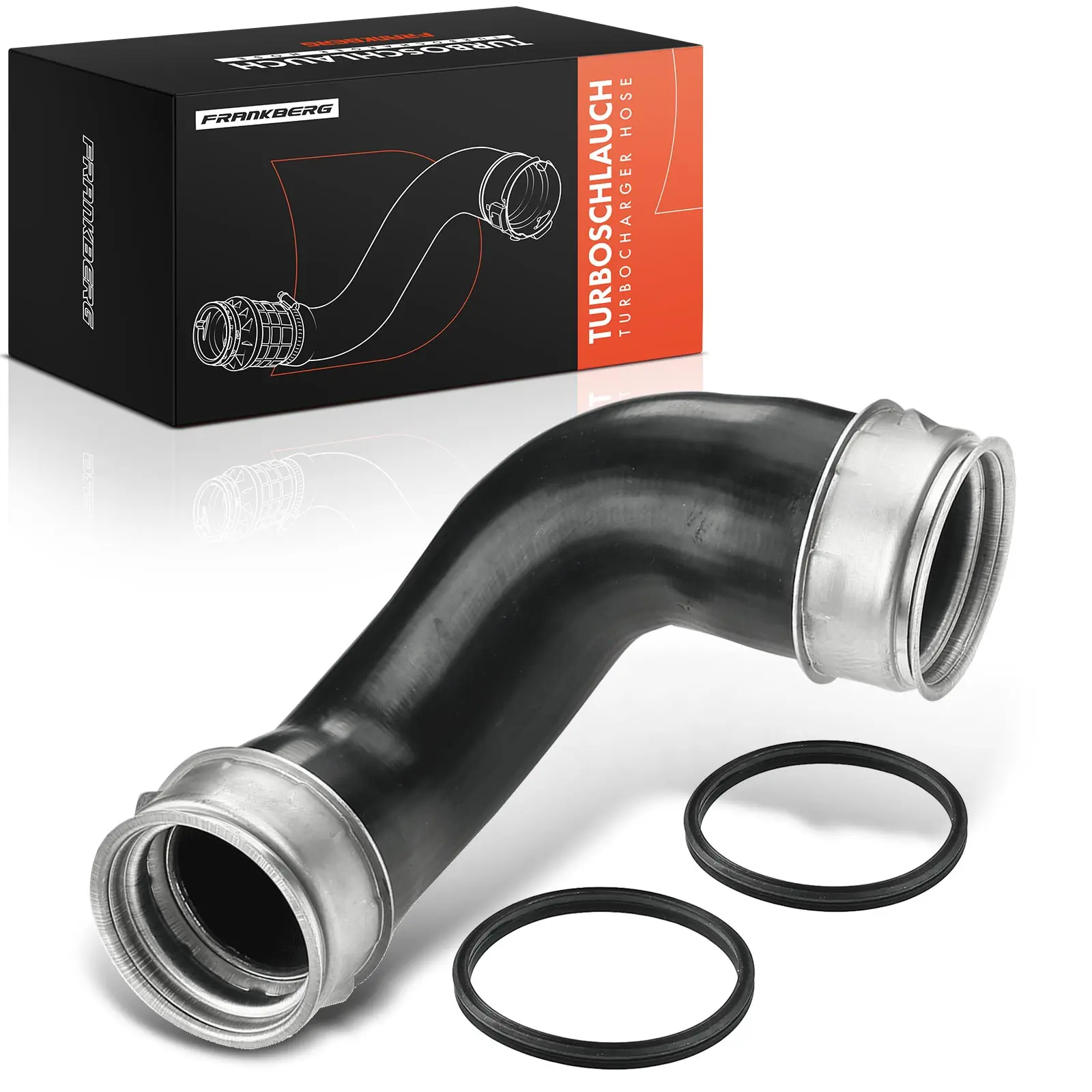 Frankberg 1x Radiatorslang Turbo Slang Ladeluchtkoeler voor Mercedes-Benz W203 CL203 S203 C 200/220/270 2035281482